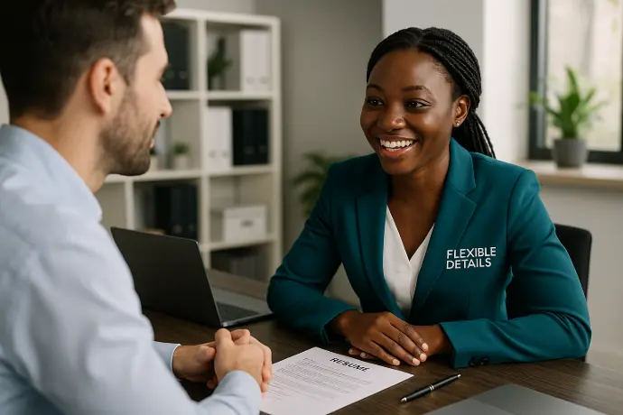 Job interview at Flexible Details